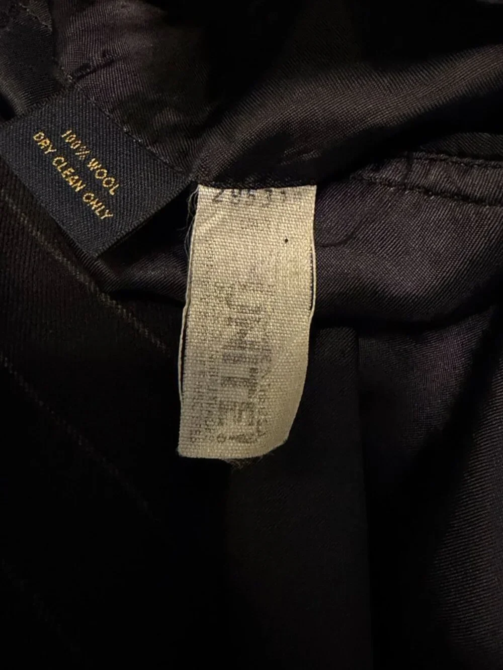 VTG Brooks Brothers Golden Fleece Wool Suit 43 Jacket Pants 38 x 29 Pinstripe